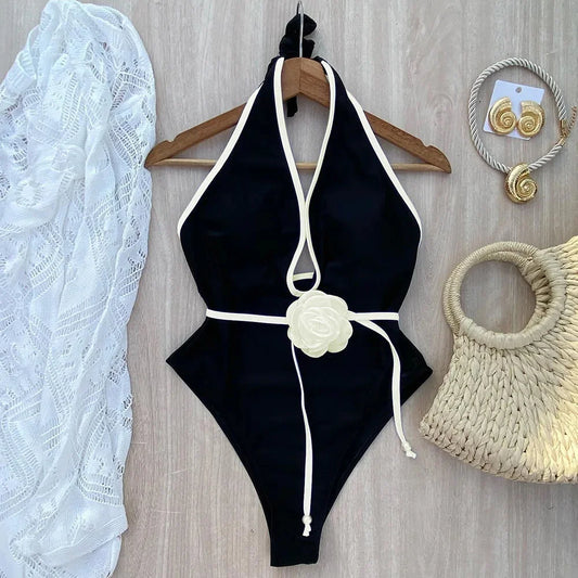 Maillot 1 Pièce Élégance Fleurie